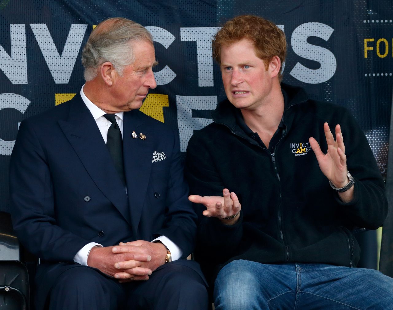 Prince Harry and King Charles III