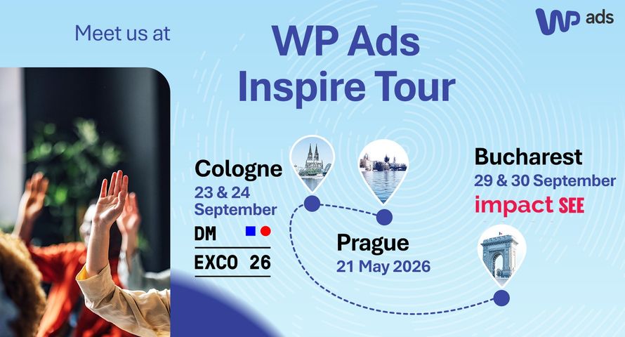 WP Ads z ekspansją na europejskie rynki. WP Ads Inspire Tour wystartował w Pradze, kolejne przystanki w Kolonii i Bukareszcie
