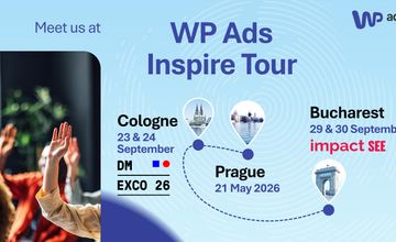 WP Ads z ekspansją na europejskie rynki. WP Ads Inspire Tour wystartował w Pradze, kolejne przystanki w Kolonii i Bukareszcie