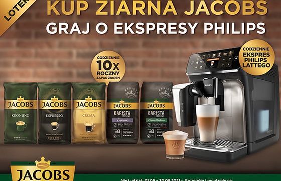 Ekspresy Philips do wygrania w loterii Jacobs