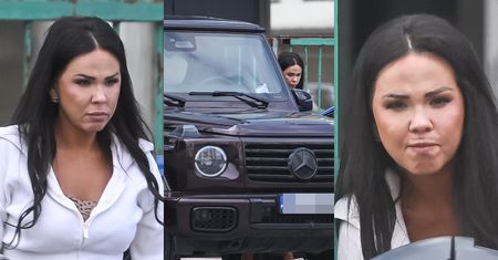 Niepocieszona (?) Sylwia Bomba stroi miny, maszerując do swojej nowej fury za 700 TYSIĘCY ZŁOTYCH (ZDJĘCIA)