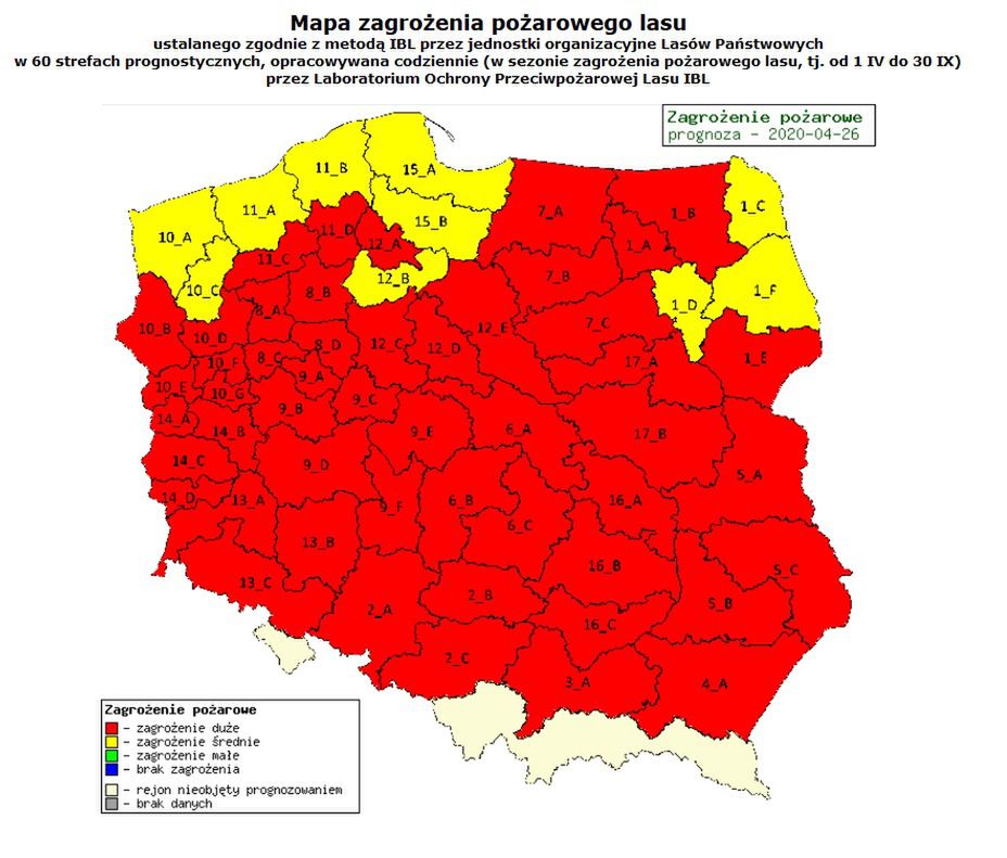 Lasy znów będą zamknięte. Tym razem powód jest inny