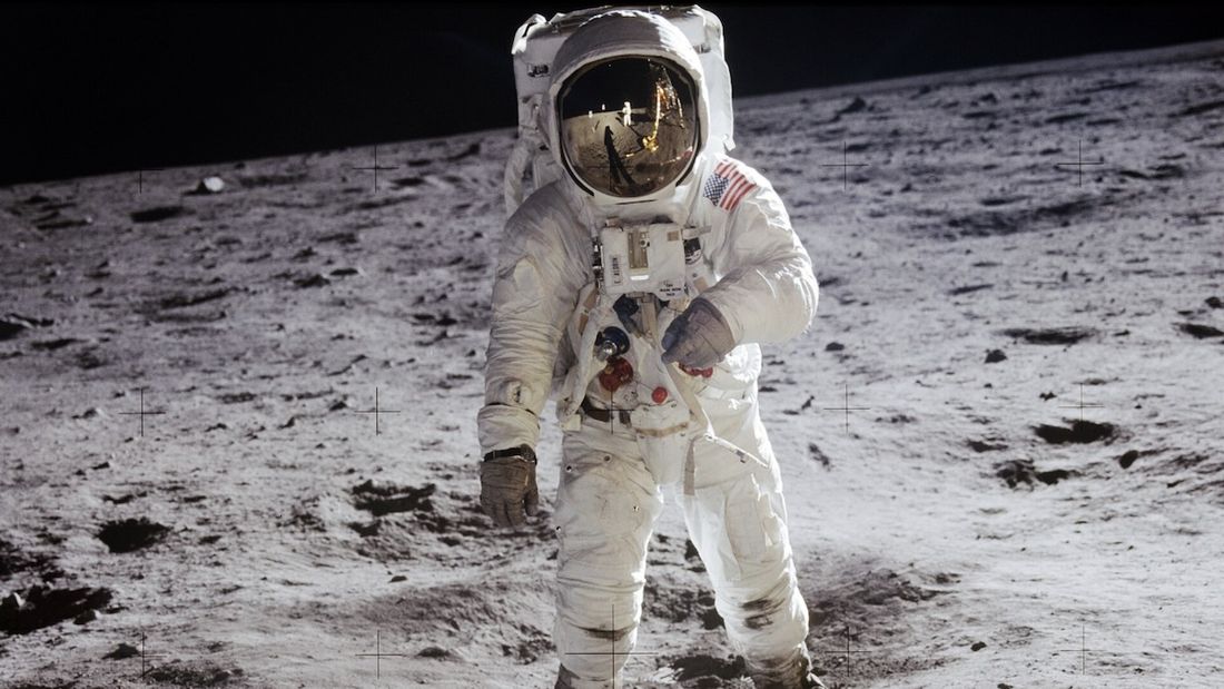 Pierwszy spacer po Księżycu. Oryginał zaginął w archiwach NASA