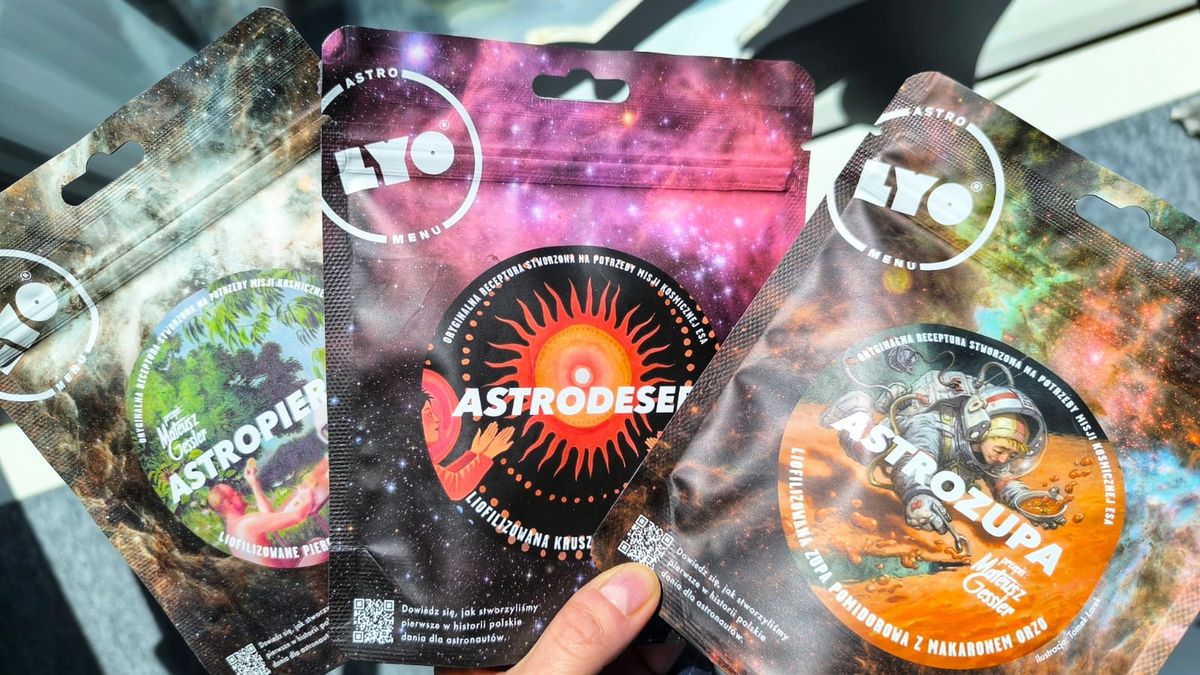 Astrozupa, Astropierogi i Astrodeser – polecą wkrótce w kosmos