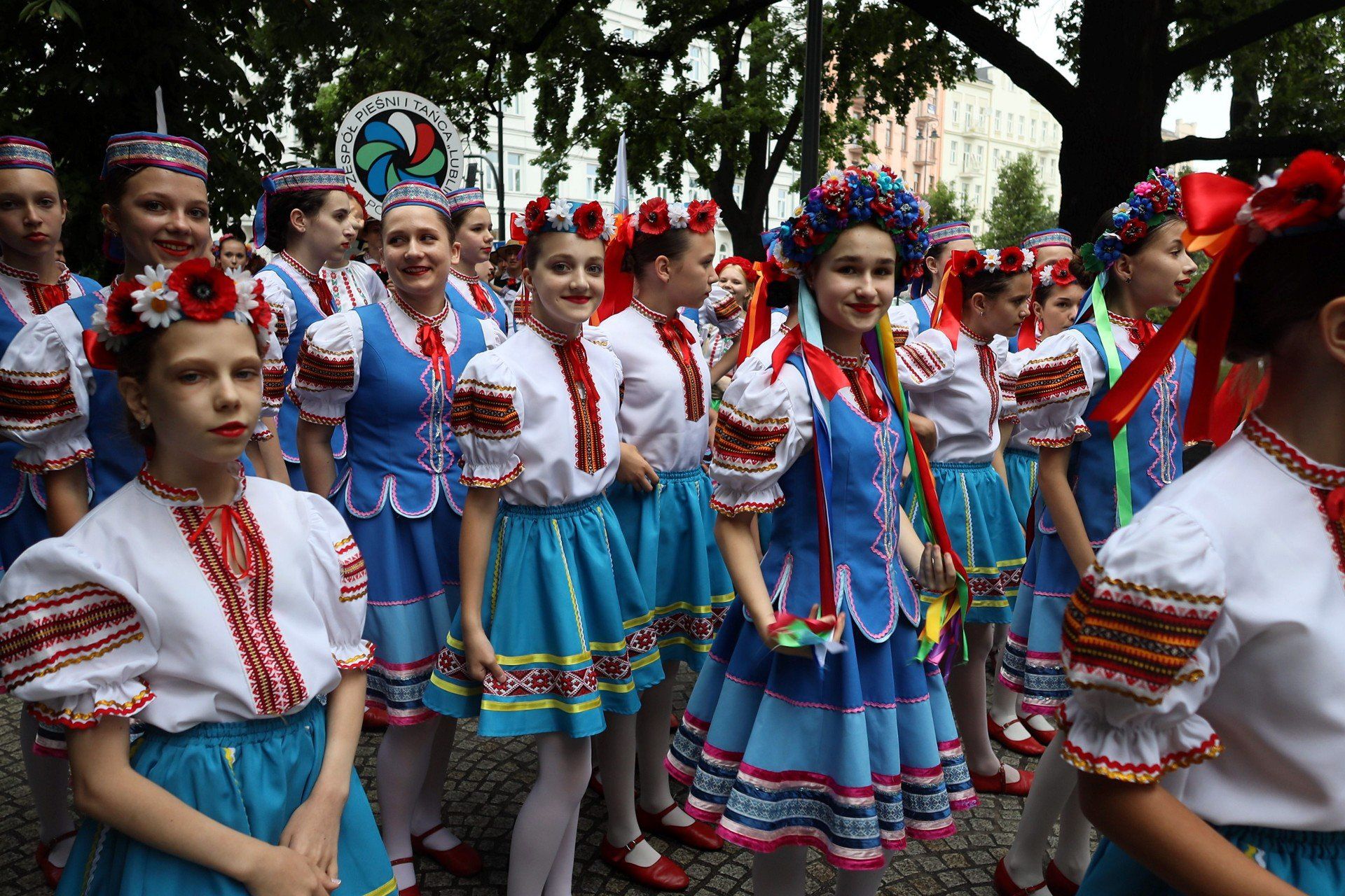 Parada z okazji 39. Międzynarodowych Spotkań Folklorystycznych w Lublinie