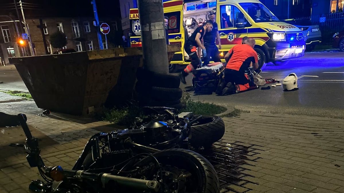 Wypadek motocyklisty w Wołominie. Maciej Mindak zmarł w szpitalu