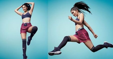 Kylie Jenner podskakuje w reklamie Pumy