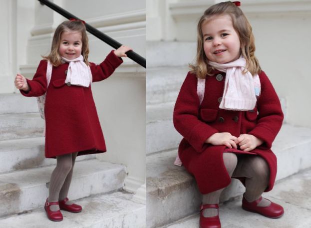 Księżniczka Charlotte poszła do przedszkola! Tak ubrała ją księżna Kate (FOTO)