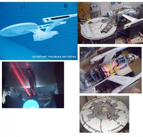 USS Enterprise stał się łodzią podwodną RC (wideo) 2