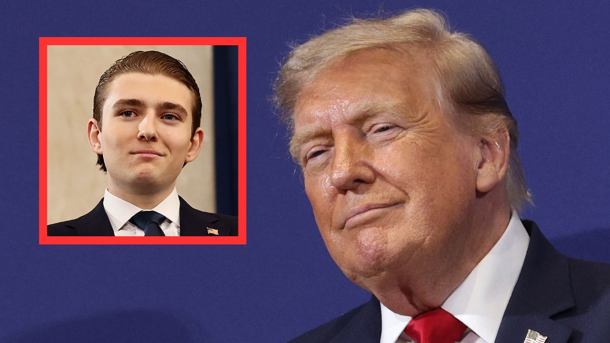Donald Trump nazwał swojego syna "dobrym piłkarzem".