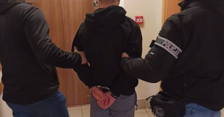 Kot zdradził poszukiwanego. Patrzył się na szafę, w której schował się mężczyzna