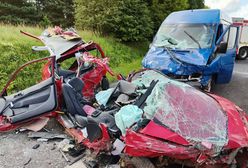 Koszmarny wypadek. Nie żyje kierująca hondą