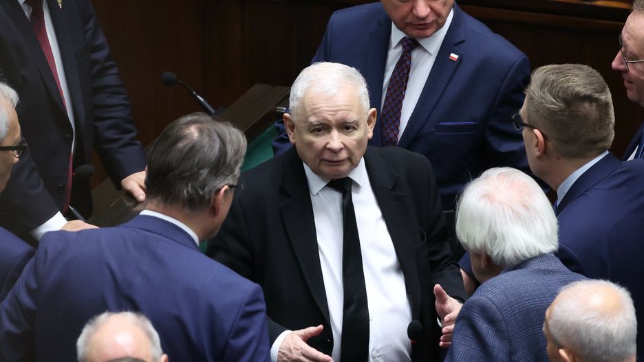 4. posiedzenie Sejmu X kadencji
26.01.2024 Warszawa 4. posiedzenie Sejmu X kadencji Fot. Jacek Dominski/REPORTER
N/z: Arkadiusz Mularczyk, Ryszard Terlecki, Jaroslaw Kaczynski
Jacek Dominski/REPORTER