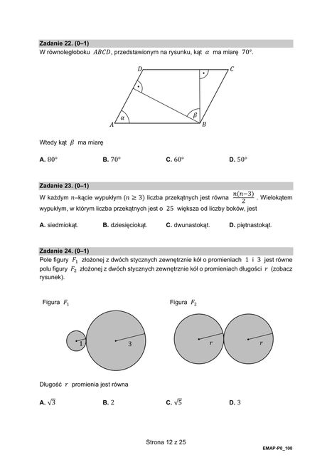 Matura z matematyki 2021. Arkusze CKE na poziomie podstawowym. 