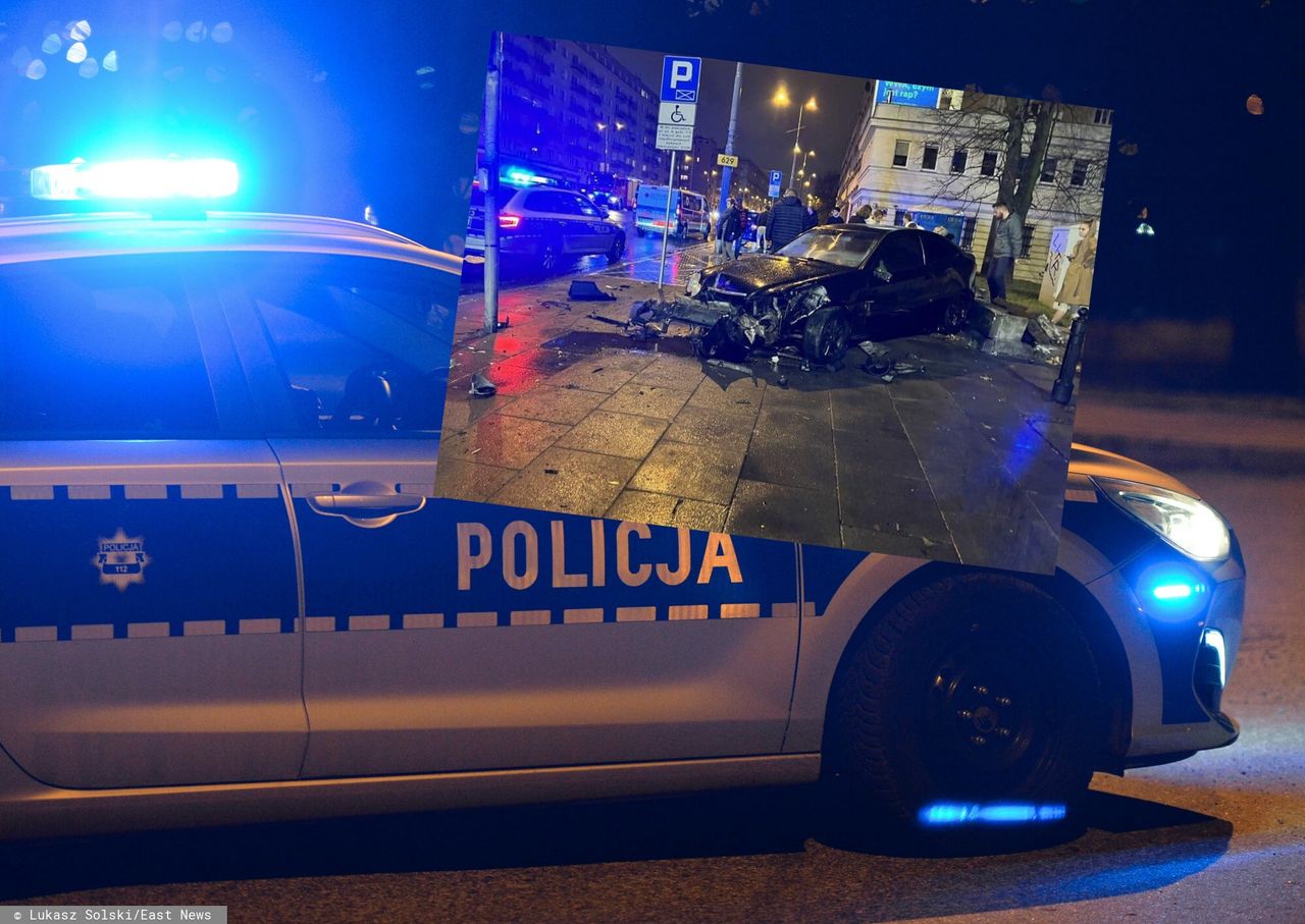 Koszmarny wypadek w Warszawie. Mercedes wjechał w pieszych