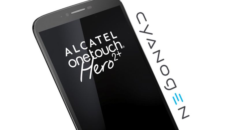Alcatel OneTouch Hero 2+ z rysikiem i domyślnie zainstalowanym Cyanogen OS 1