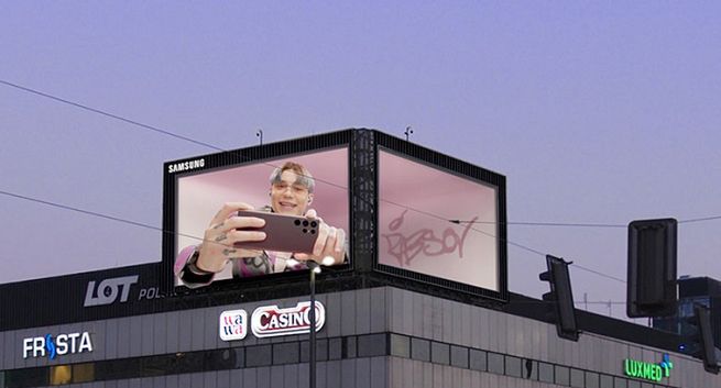 Samsung startuje z pierwszą kampanią 3D DOOH w Polsce, ambasadorem Żabson