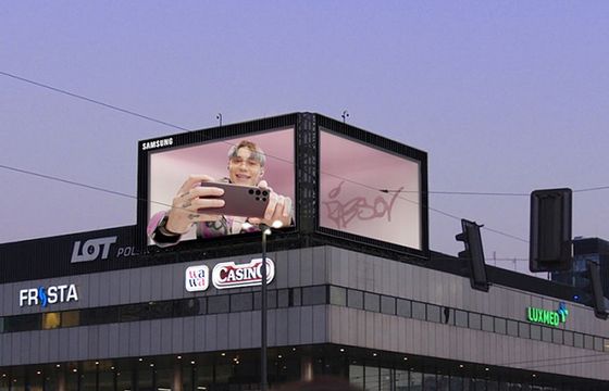 Samsung startuje z pierwszą kampanią 3D DOOH w Polsce, ambasadorem Żabson