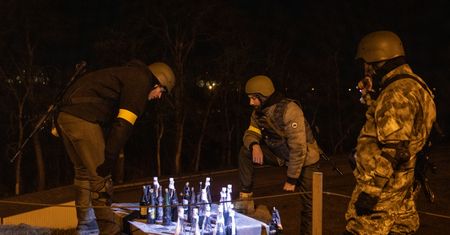 Tak odpoczywają żołnierze w Ukrainie. Wszyscy zwrócili uwagę na jedno