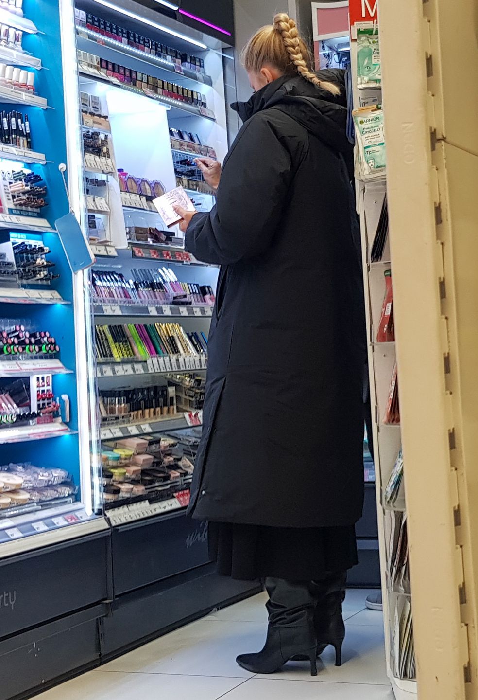 Katarzyna Warnke "przyłapana" podczas zakupów
