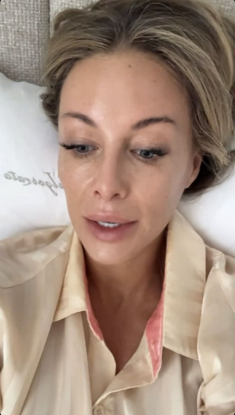 Małgorzata Rozenek nadaje z łóżka BEZ MAKIJAŻU