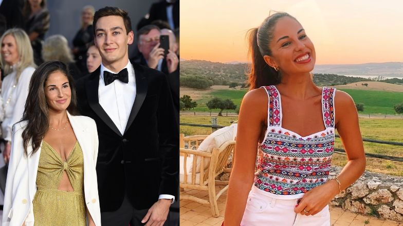 George Russell i Carmen Montero