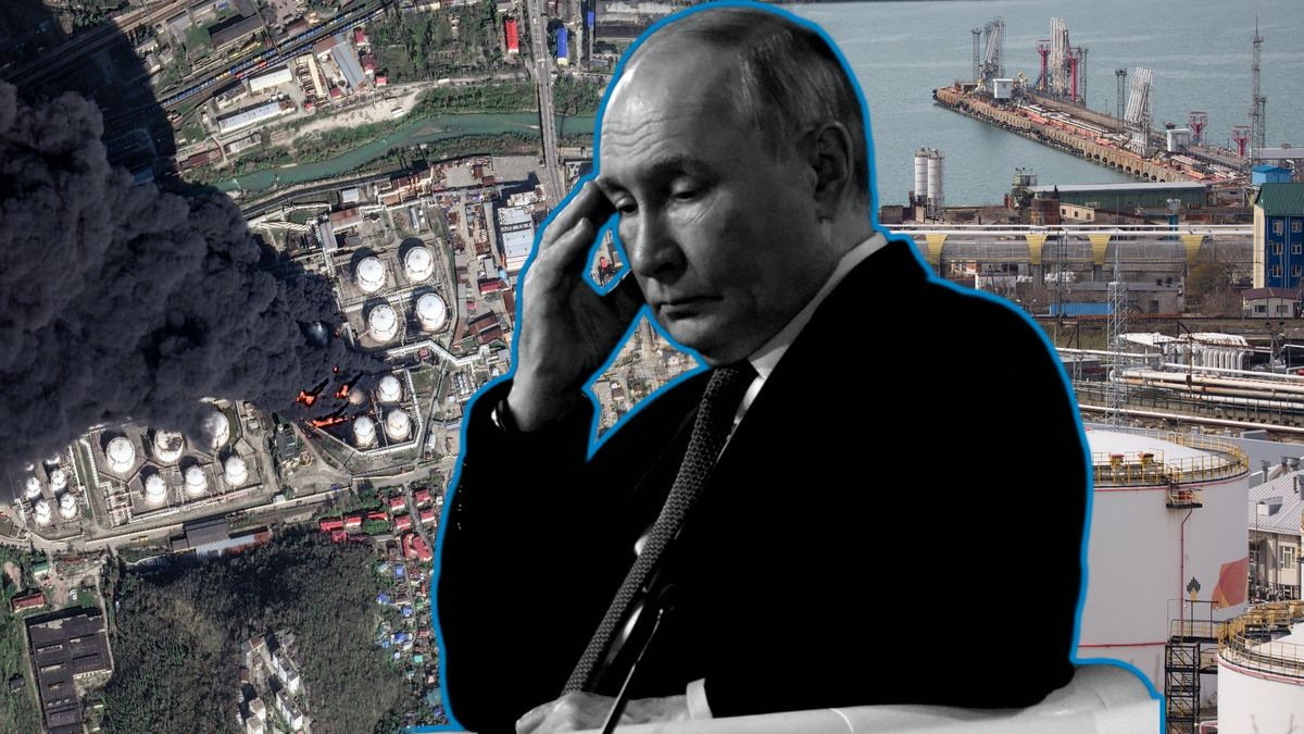 Port i instalacje w Tuapse w Rosji były trzykrotnie atakowane