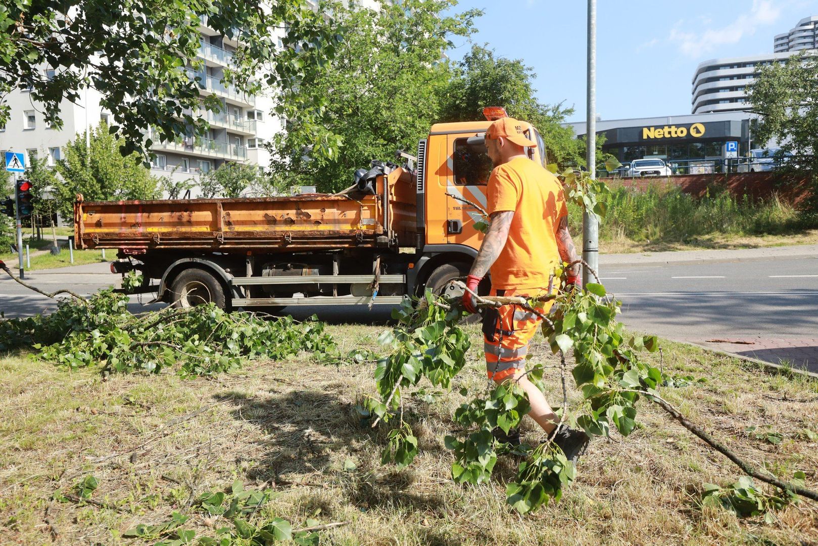 Katowice po wichurze. Osiedle Tysiąclecia wśród najbardziej poszkodowanych