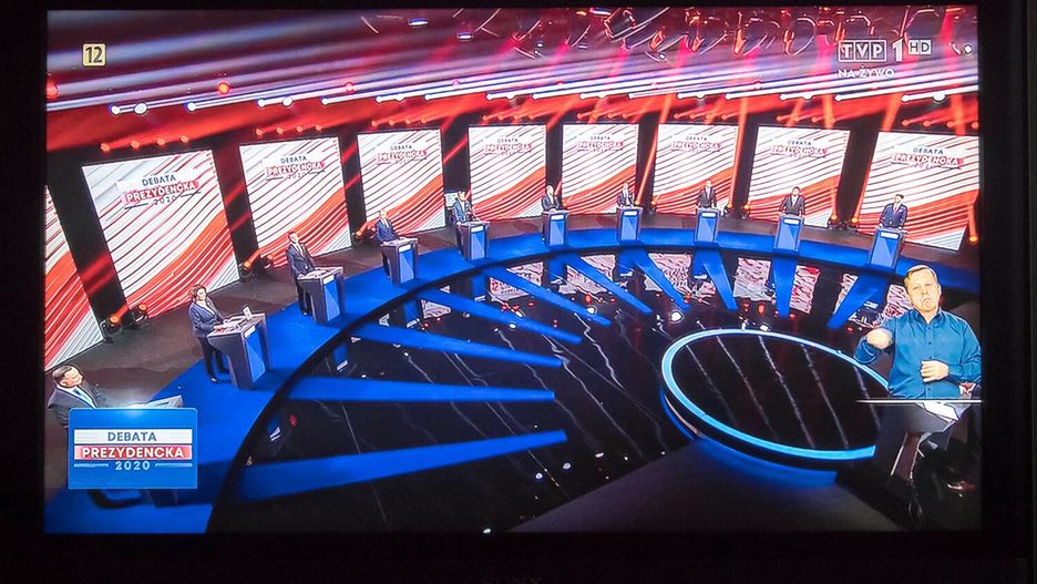 Debata wyborcza najczęściej odbywa się w siedzibie TVP