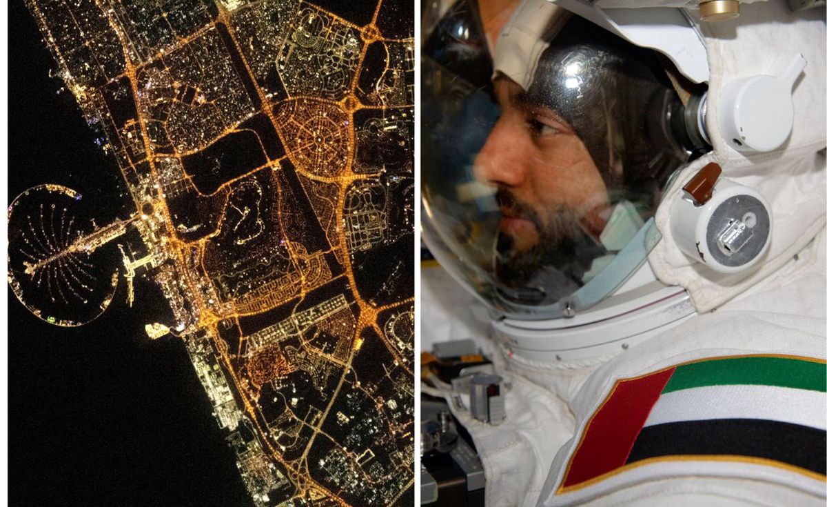 Zdjęcie Dubaju z kosmosu