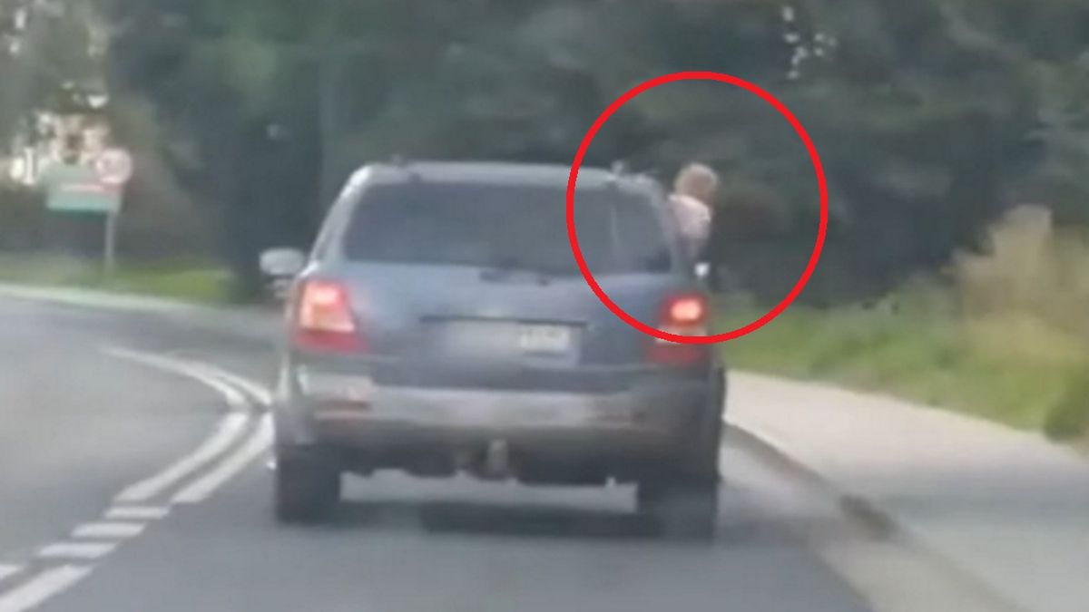 dziecko auto wypadek