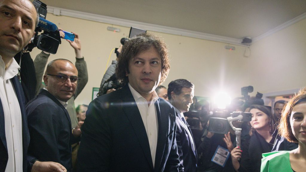 Parliamentary Elections Held In Georgia
TBILISI, GEORGIA - OCTOBER 26: Georgian Prime Minister Irakli Kobakhidze casts his vote during Georgian Elections Day on October 26, 2024 in Tbilisi, Georgia. Georgians are voting on October 26, in a close parliamentary election that analysts say will likely determine whether or not the post-Soviet nation will take a step closer to membership in the European Union (EU). An opposition coalition is challenging the Georgian Dream ruling party, which has been in power since 2012 under the leadership of Bidzina Ivanishvili. The vast majority of Georgians are in favor of joining the EU, however the country's bid to become a member of the bloc was frozen earlier this year, following concerns over the "foreign agents" bill passed in May, which critics say represents a backslide for democracy. (Photo by Diego Fedele/Getty Images)
Diego Fedele