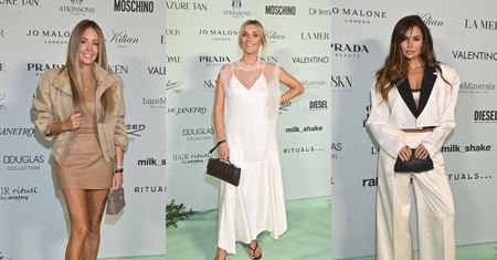 Skromne grono celebrytek przesyła uśmiechy z eventu: Małgorzata Rozenek, Natalia Siwiec i Anna Lewandowska z TVP w japonkach (ZDJĘCIA)