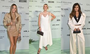Skromne grono celebrytek przesyła uśmiechy z eventu: Małgorzata Rozenek, Natalia Siwiec i Anna Lewandowska z TVP w japonkach (ZDJĘCIA)