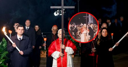 "46 lat różnicy". Pokazali stare nagranie z Janem Pawłem II