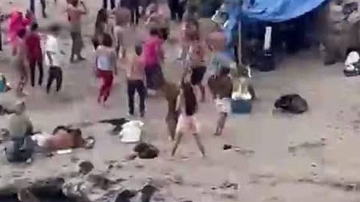 Szalona impreza odbywała się na plaży w obszarze chronionym