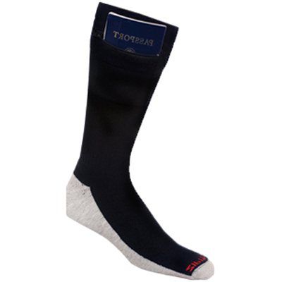 Zip It Passport Socks