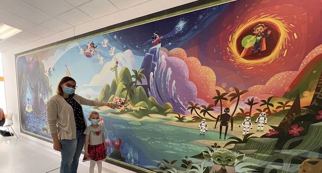 Disney tworzy murale w szpitalach. Jeden z nich pojawił się we Wrocławiu