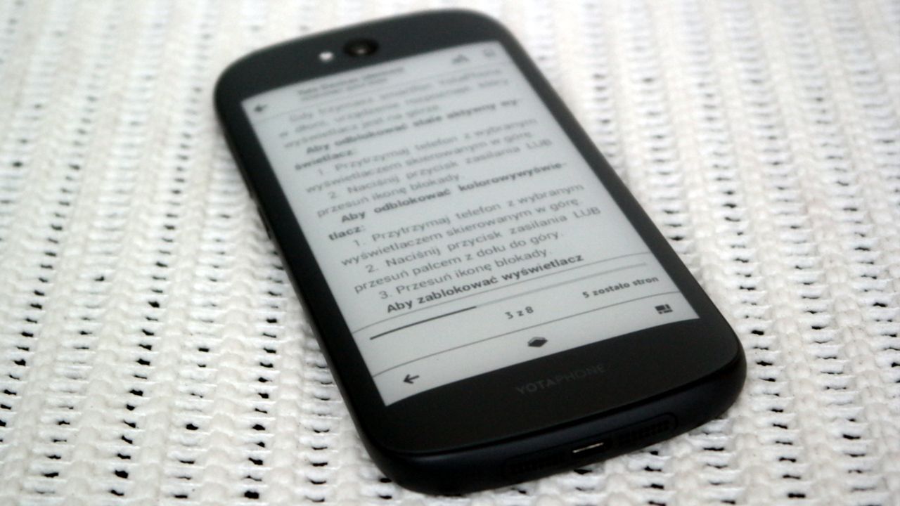 YotaPhone 2 - jak sprawuje się połączenie smartfona z czytnikiem ebooków? [pierwsze wrażenia] 11