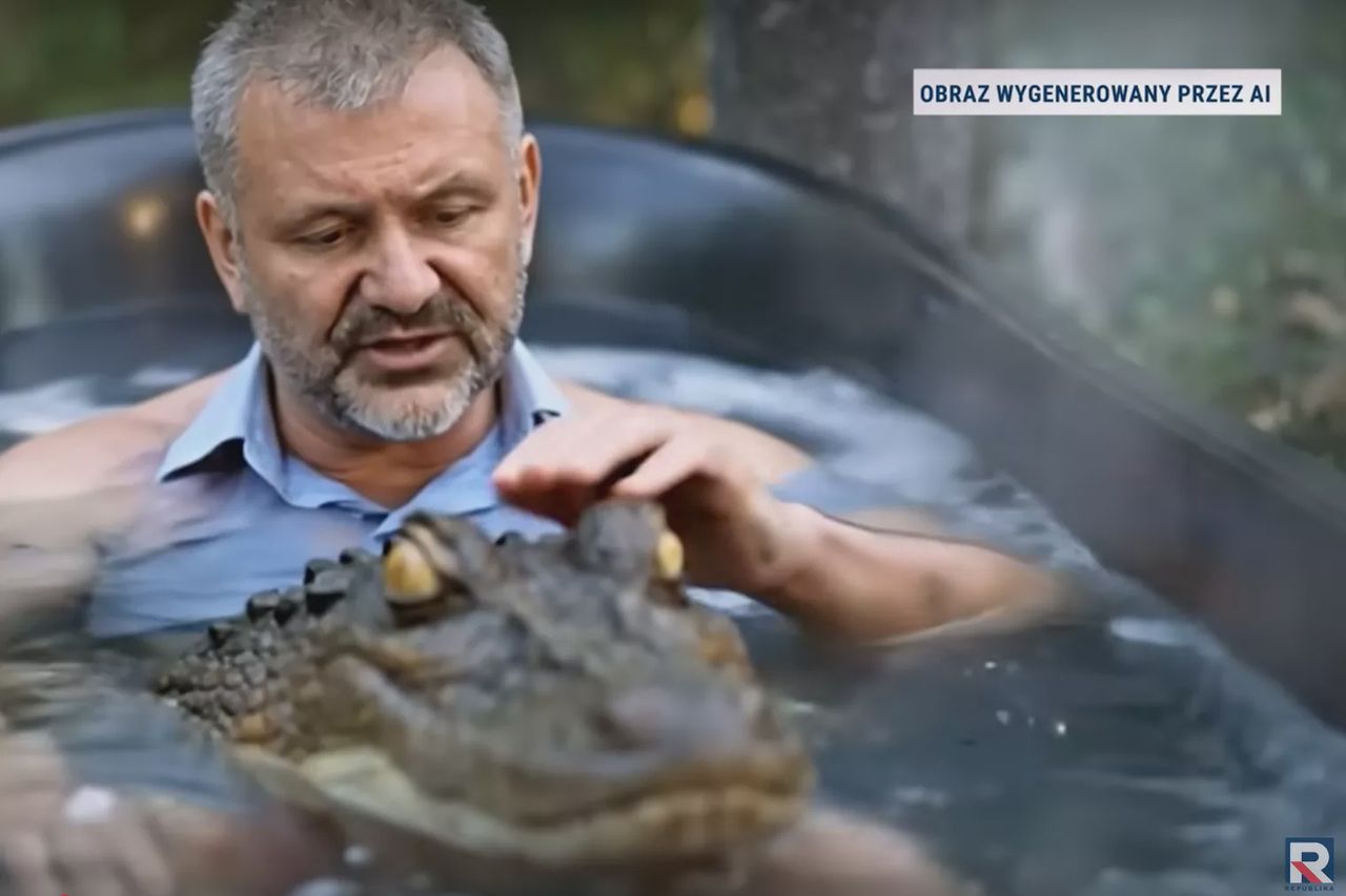 Republika: minister sprawiedliwości miał trzymać krokodyla w domu. Sakiewicz: wiarygodne źródło