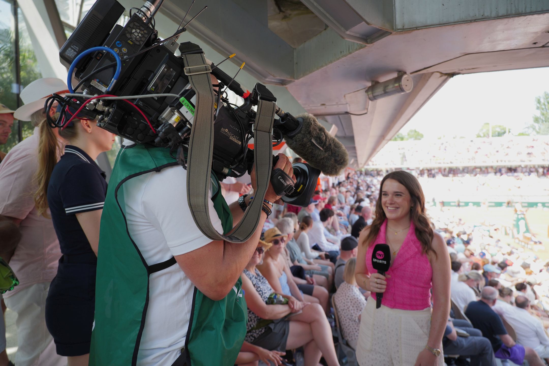 Studio TNT Sports na Roland Garros