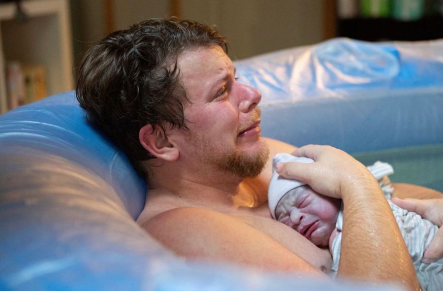 Danny Wakfield podzielił się filmem z porodu swojej córki