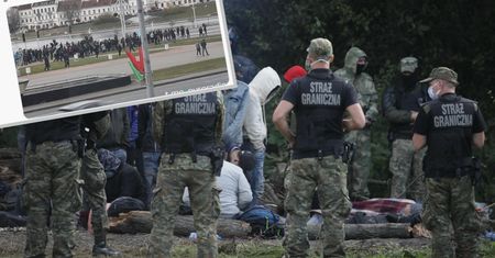 Tłum migrantów zmierza do polskiej granicy. Zanosi się na szturm?