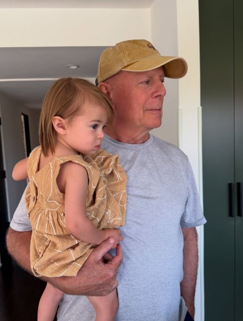 Bruce Willis z wnuczką