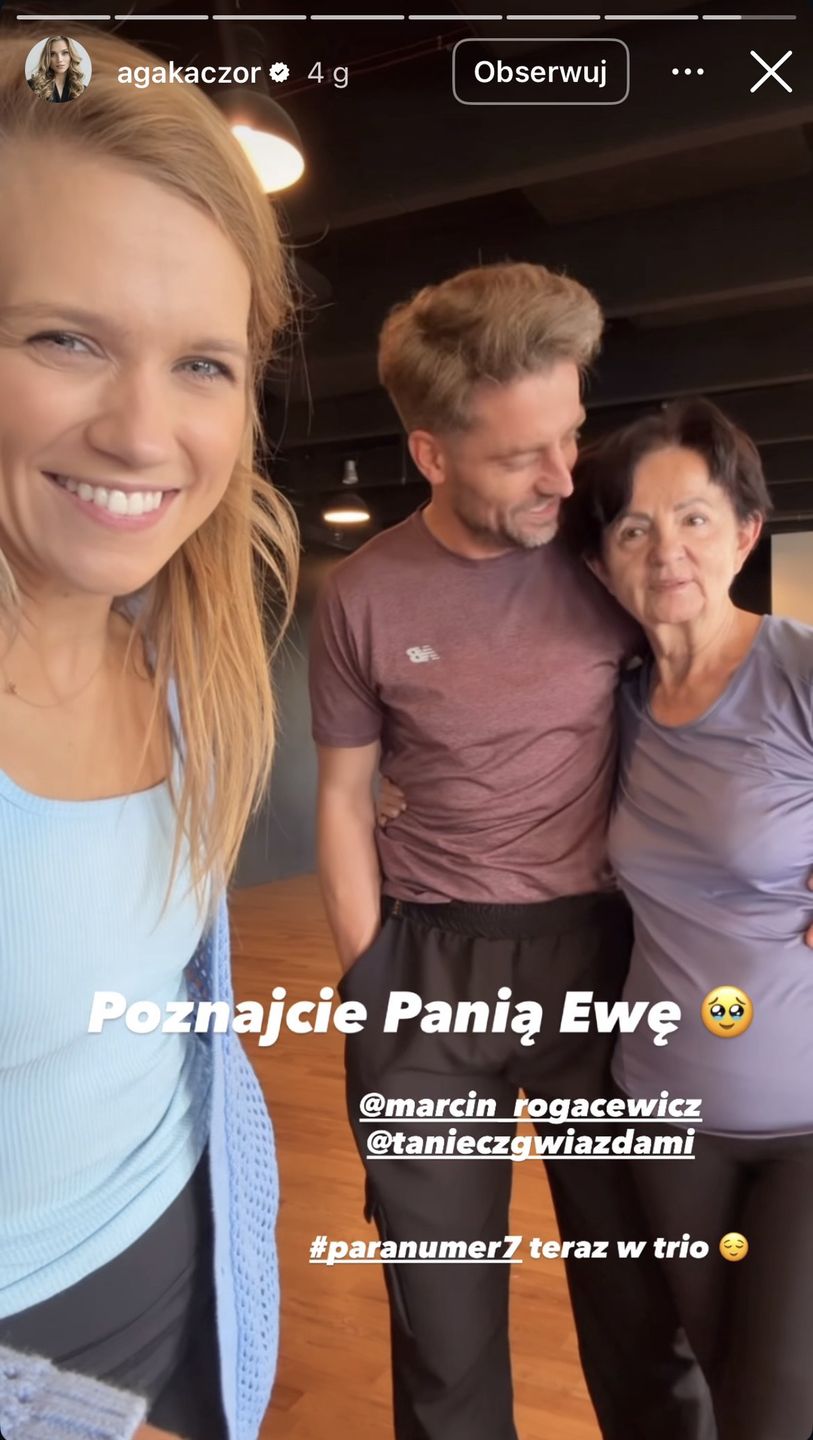 Agnieszka Kaczorowska pokazała mamę Marcina Rogacewicza