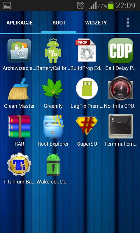 ROOT w telefonach SAMSUNG 2