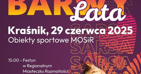 Barwy Lata 2025 w Kraśniku już w tę niedzielę! Gwiazdą wieczoru będzie Sarsa [PROGRAM]