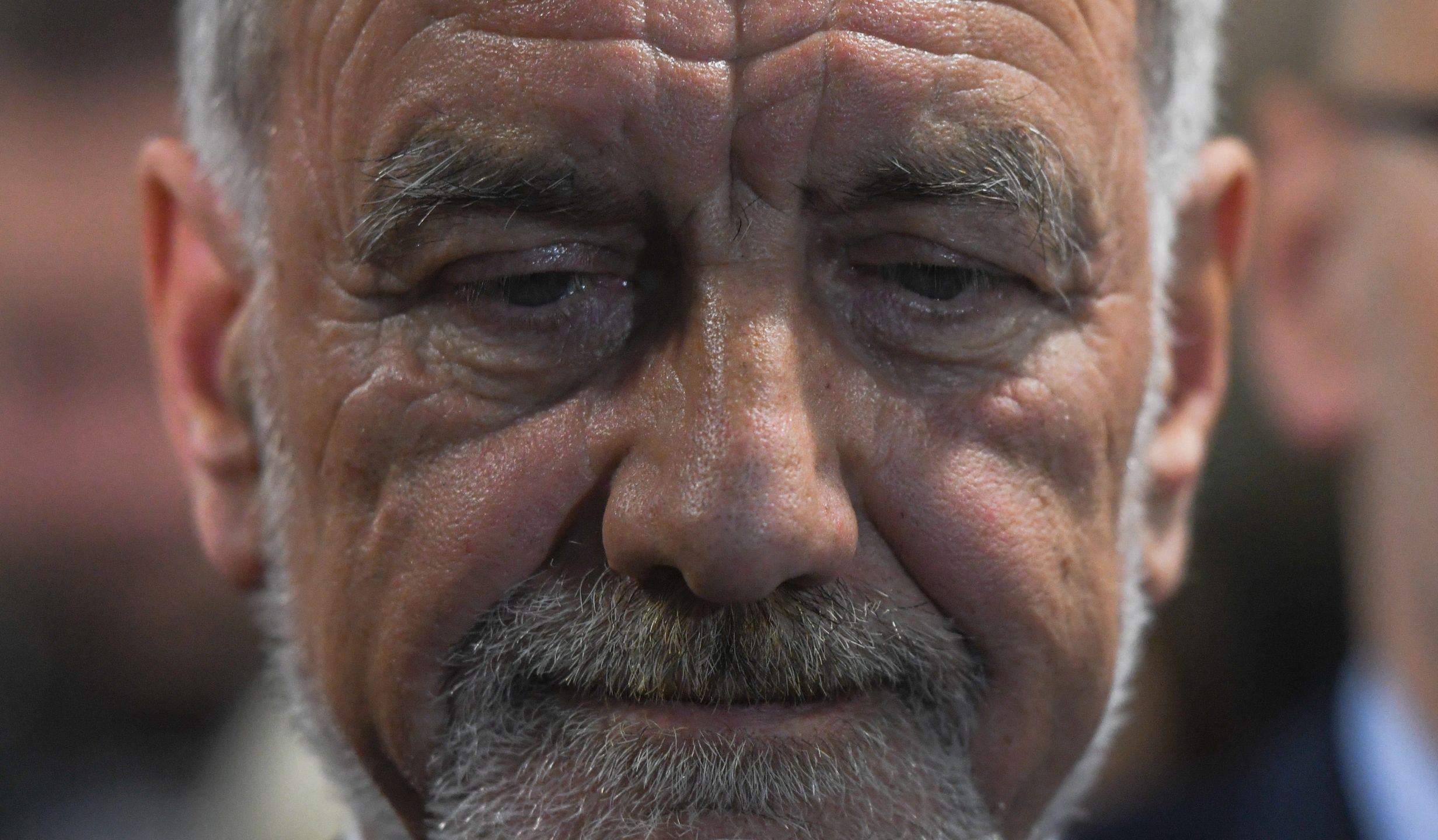 Jan Tadeusz Duda of Poland's Law and Justice ruling party, and the father of Polish President Andrzej Duda, seen awaiting for the first results, as PiS is set to be victorious in the parliamentary elections, according to exit polls.On Sunday, October 13, 2019, in Krakiow, Malopolskie Voivodeship, Poland. (Photo by Artur Widak/NurPhoto via Getty Images)