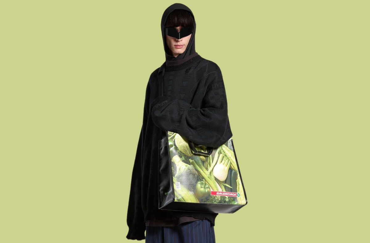 Balenciaga's latest shocker. $2990 tote bags critique consumerism