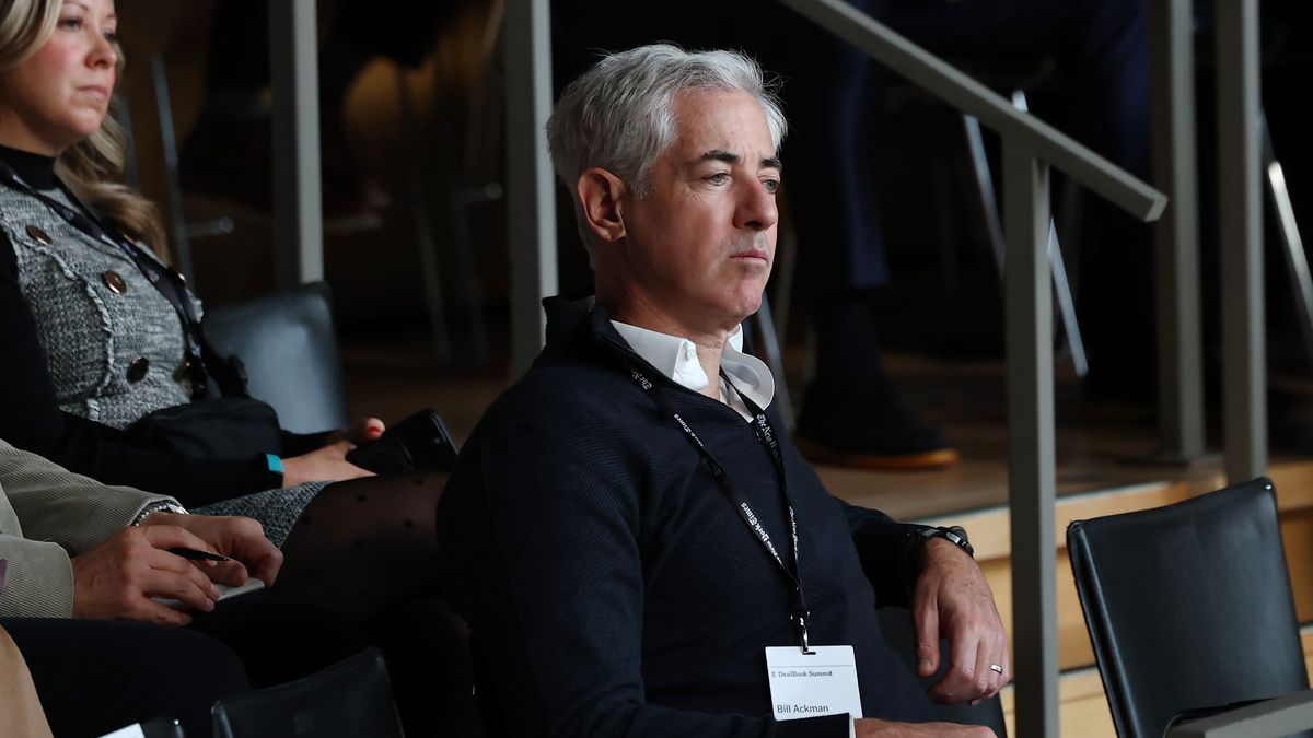 NEW YORK, NEW YORK - DECEMBER 04: Bill Ackman, CEO and portfolio manager at Pershing Square Capital Management, attends the New York Times annual DealBook summit at Jazz at Lincoln Center on December 04, 2024 in New York City. The NYT summit with Ross Sorkin returns with interviews on the main stage including Sam Altman, co-founder and C.E.O. of OpenAI, Jeff Bezos, founder and executive chairman of Amazon and owner of the Washington Post, former U.S. President Bill Clinton and Prince Harry, The Duke of Sussex, among others. The discussions will touch on topics such as business, politics and culture. (Photo by Michael M. Santiago/Getty Images)